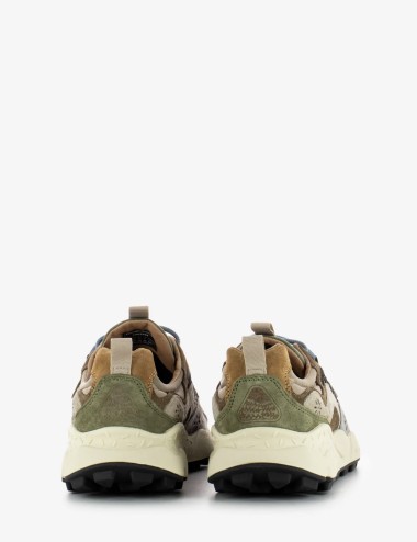 SNEAKERS YAMANO 3 MAN MILITARE-GREY-LIGHT BROWN