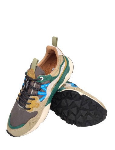YAMANO 3 UNI TAUPE-WHITE-GREEN