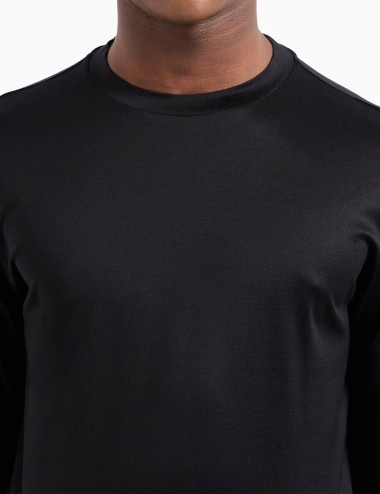 Maglia in jersey misto lyocell ASV nera