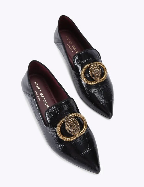 Mocassino chelsea point slip on flat