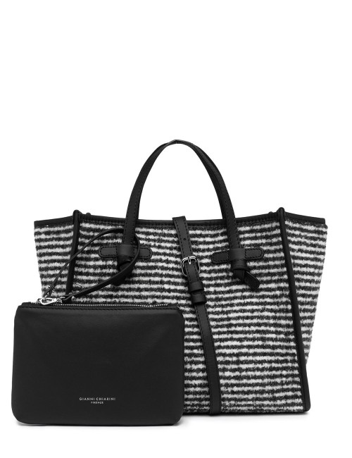 Borsa a mano tessuto pullover MISS MARCELLA nero