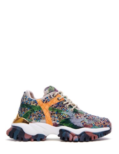 Sneakers JEWEL GREEN ORANGE