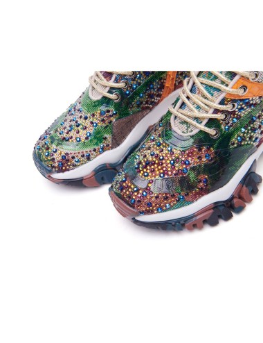 Sneakers JEWEL GREEN ORANGE