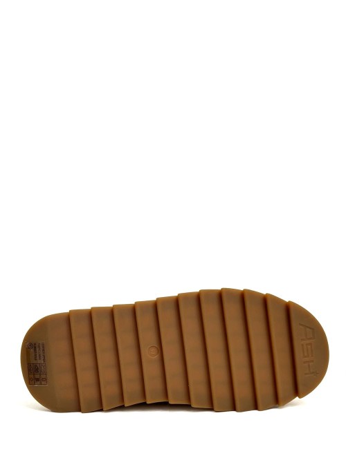Sneakers Platform in pelle scamosciata MALICA BIS cammello