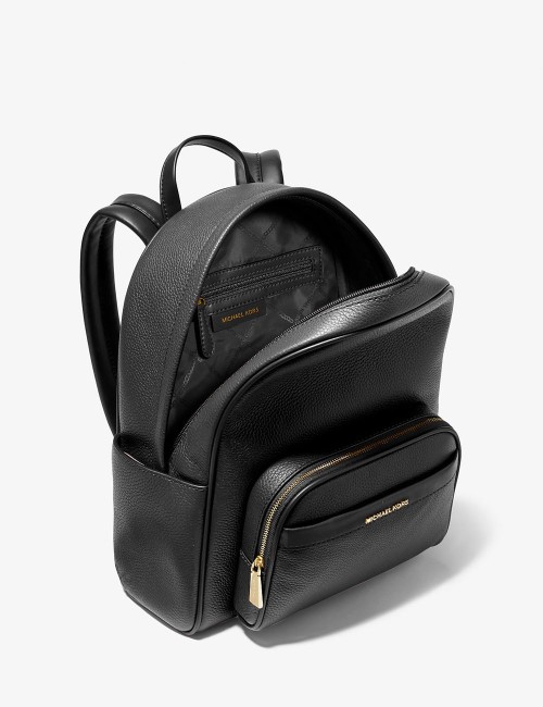 Zaino Bex medio in pelle martellata nero