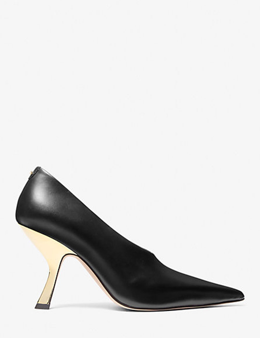 Décolleté Luna in pelle nero
