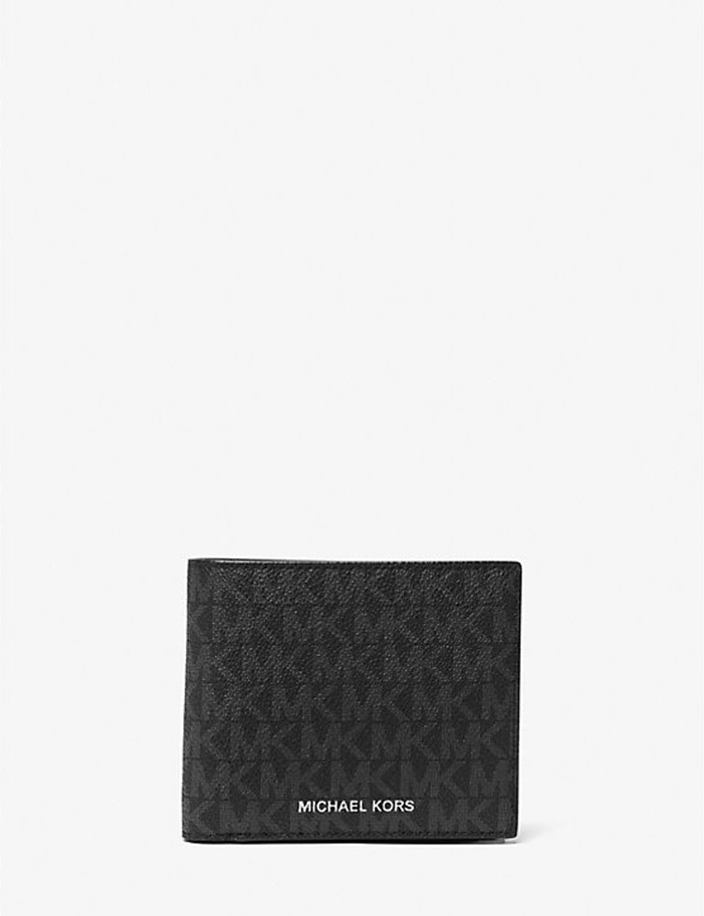 Greyson Logo Billfold Wallet With Coin Pocket black