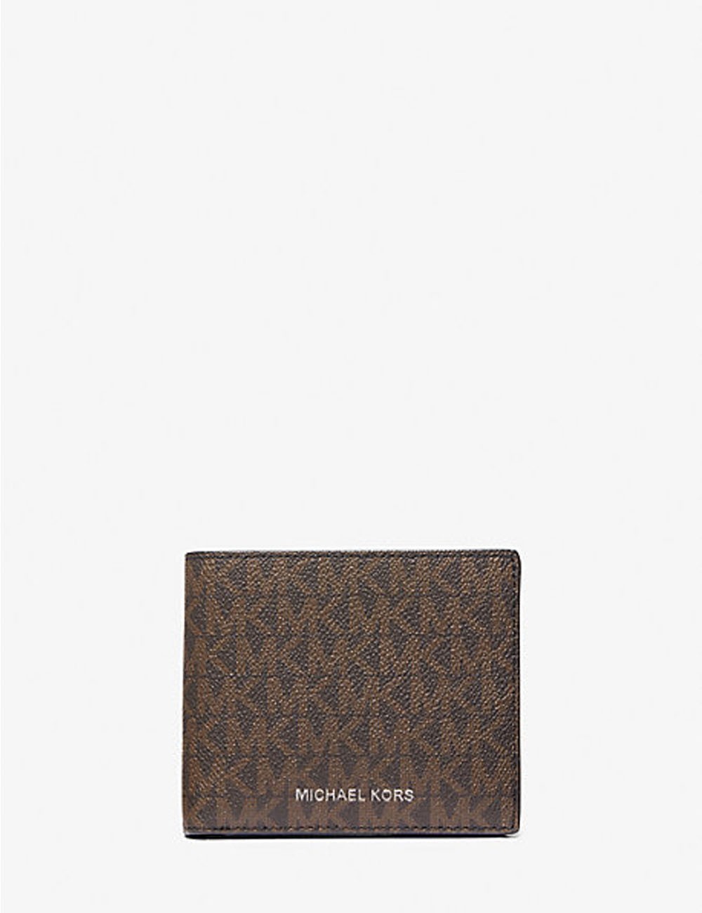 Greyson Logo Billfold Wallet With Coin Pocket brown black