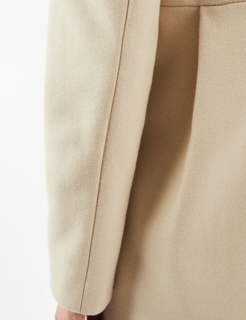 Cappotto Romantic Coat in Lana Naturale