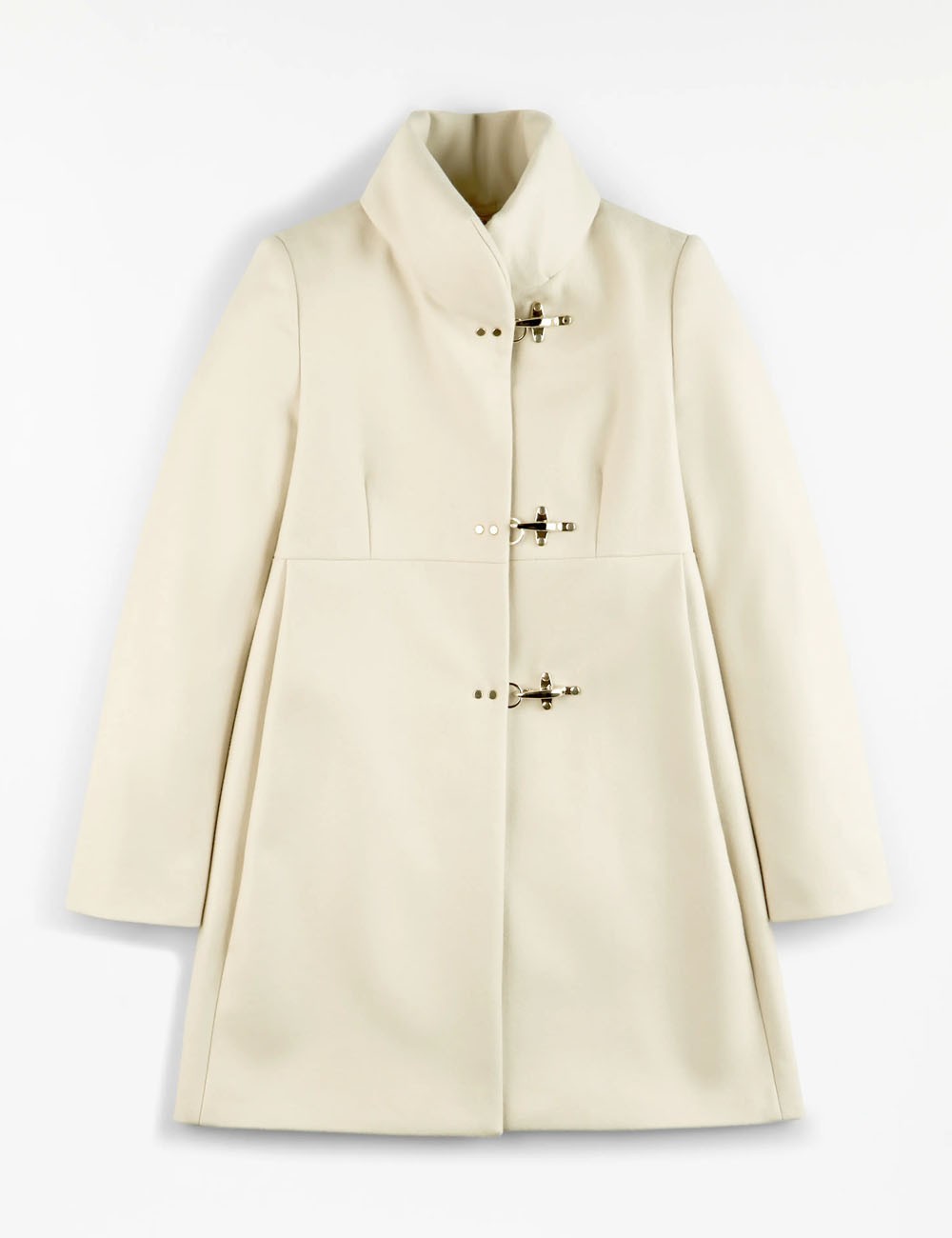Cappotto Romantic Coat in Lana Naturale