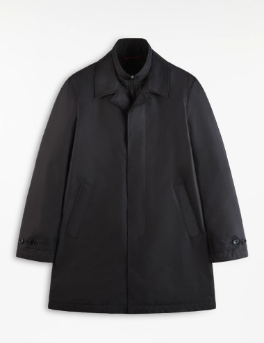 Impermeabile Morning Coat in Popeline Tecnico nero