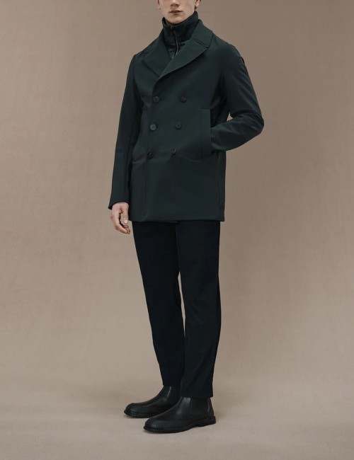 Winter Thermo Peacot Jkt blue black