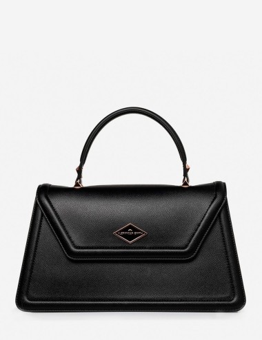 BORSA ELIZABETH LARGE BLACK PALMELLATO