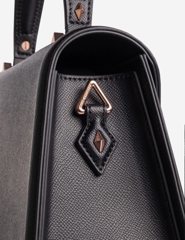 BORSA ELIZABETH LARGE BLACK PALMELLATO