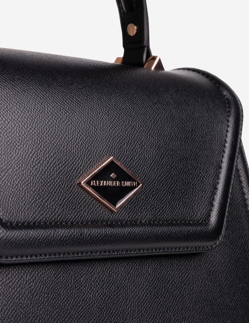 BORSA ELIZABETH LARGE BLACK PALMELLATO