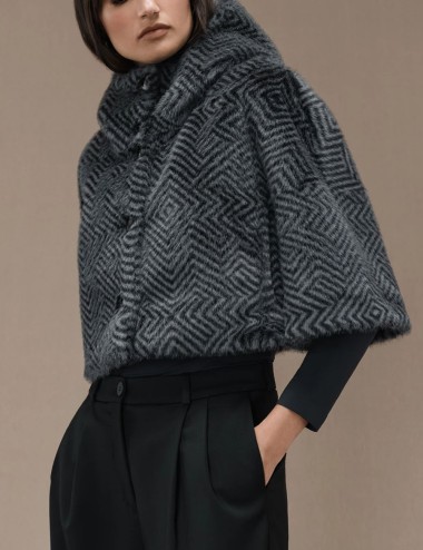 Ecorazzo Wom Hood melange grey