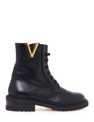 Amphibian V gold 3422 black leather