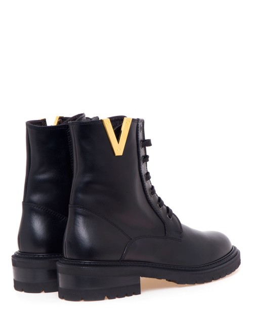 Amphibian V gold 3422 black leather