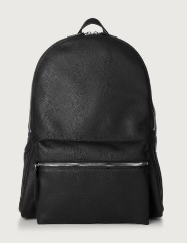 Zaino Micron in Pelle nero