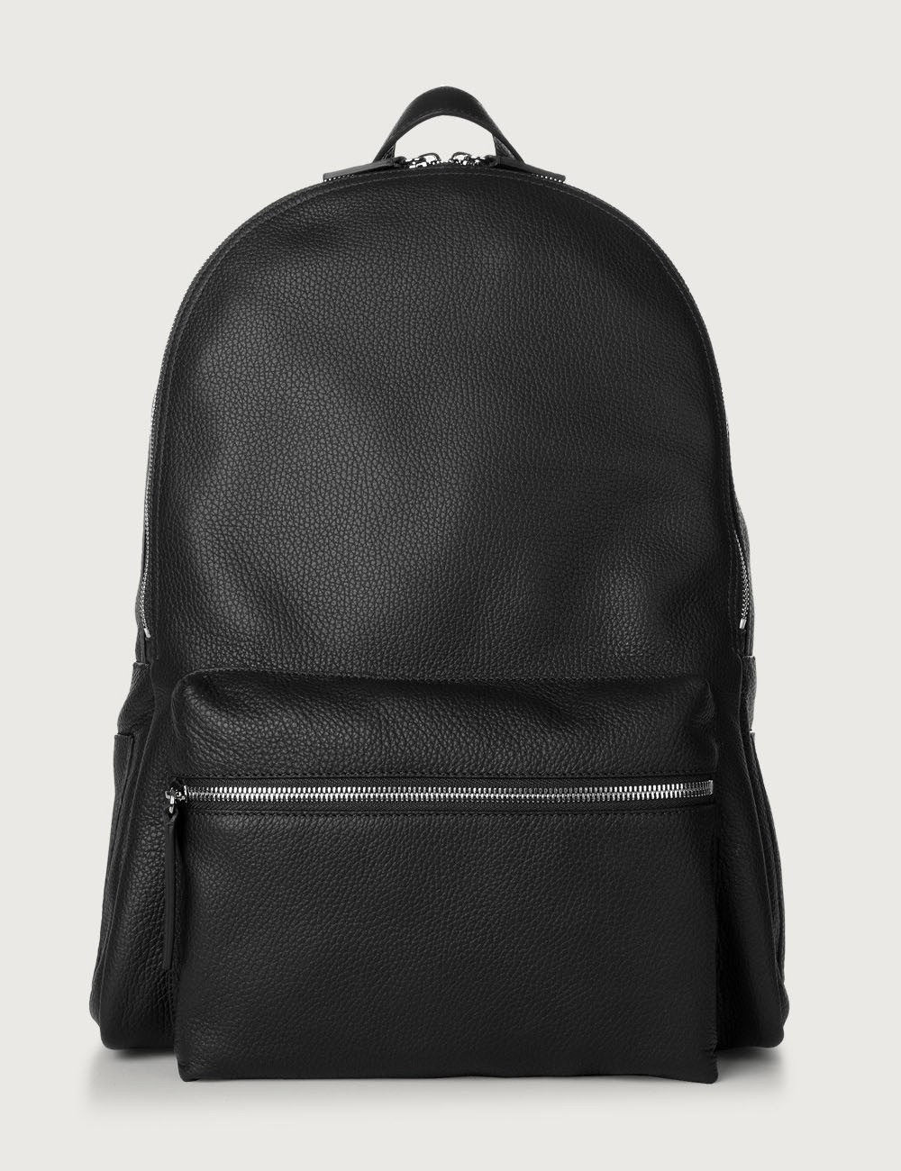 Zaino Micron in Pelle nero