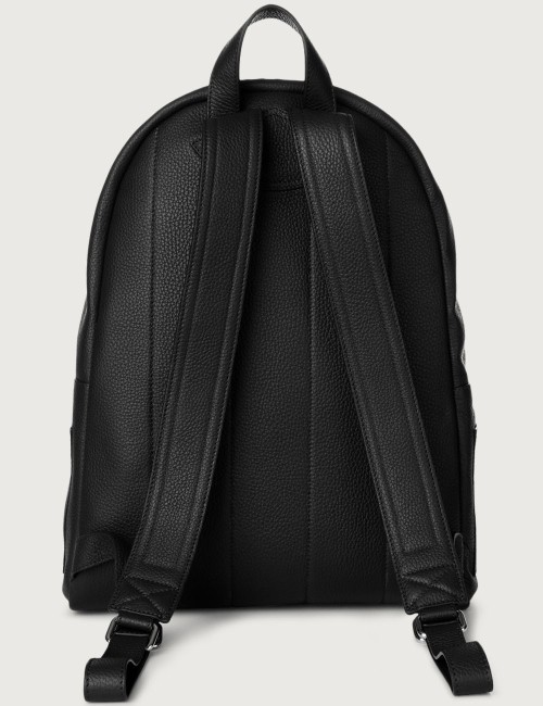 Zaino Micron in Pelle nero