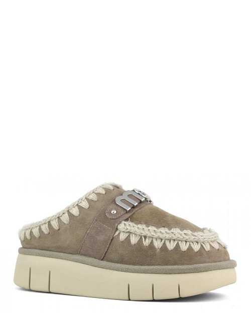 Bounce clog metal logo Elephant grey