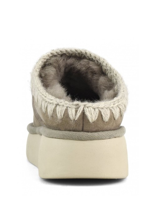 Bounce clog metal logo Elephant grey