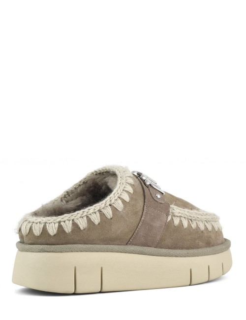 Bounce clog metal logo Elephant grey
