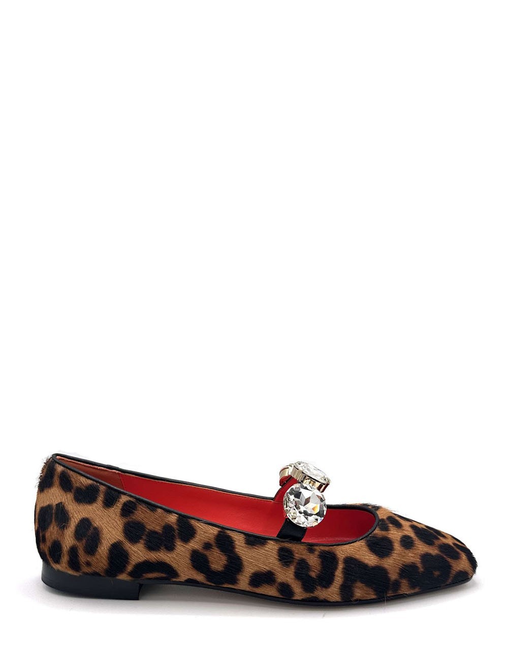 Ballerina leopardata con strass