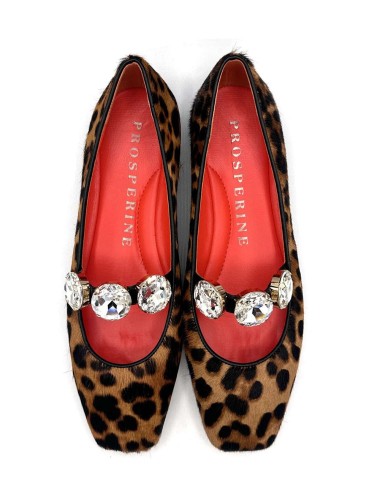 Ballerina leopardata con strass