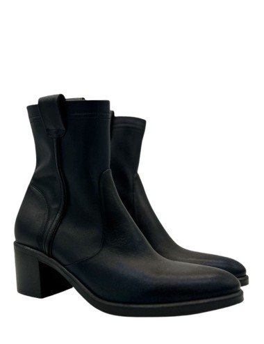 Stivaletto TEXANO in pelle martellata