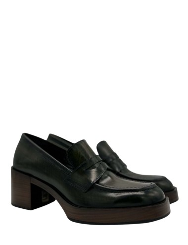 Mocassino con tacco CRISTIN musgo nepal