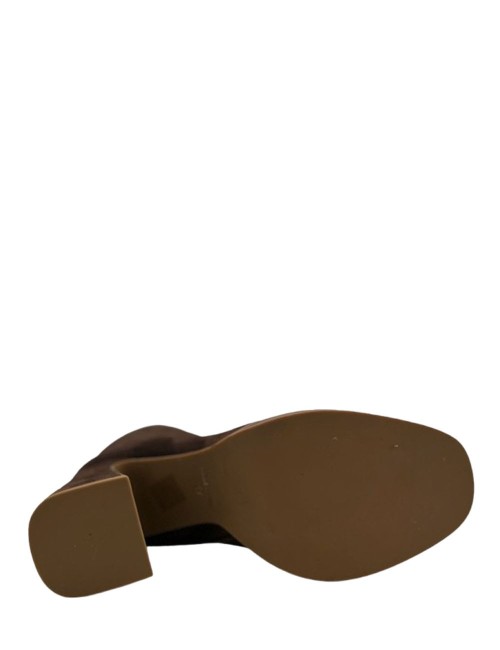 Stivaletto scamosciato marrone