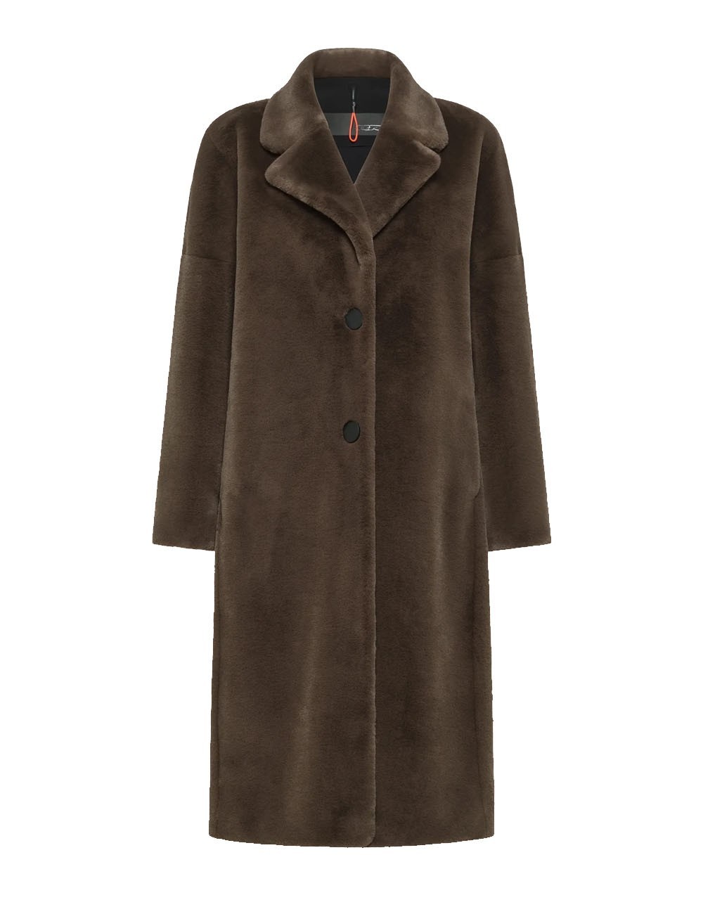 Cappotto Eco Fur Kimono Coat Wom Jkt taupe