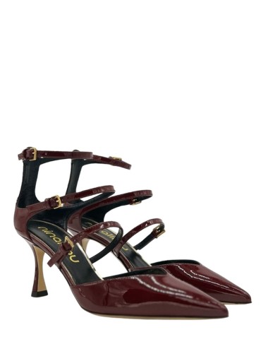 Sandalo in vernice MYA 70 bordeaux