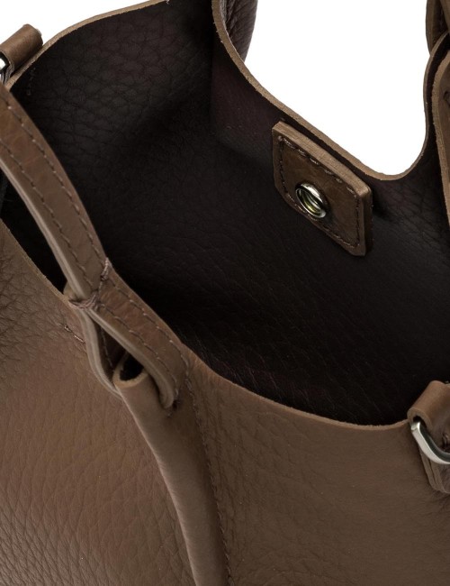 Mini DUA bag with shoulder strap beaver-moor's head