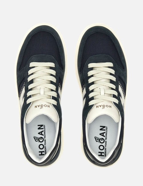 Sneakers H630 in nabuk Blu