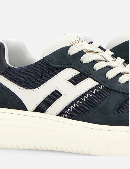 Sneakers H630 in nabuk Blu