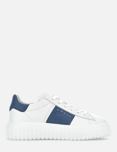 Sneakers H-Stripes Bianco Azzurro