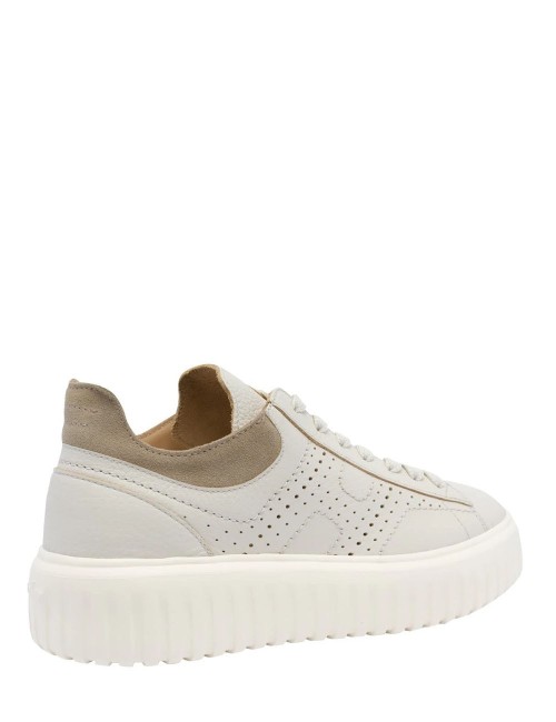 Sneakers H-STRIPES traforata bianca