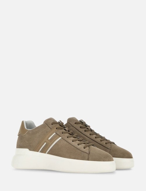 Sneakers H580 scamosciata Marrone