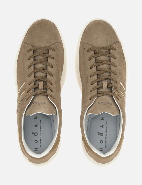 Sneakers H580 scamosciata Marrone