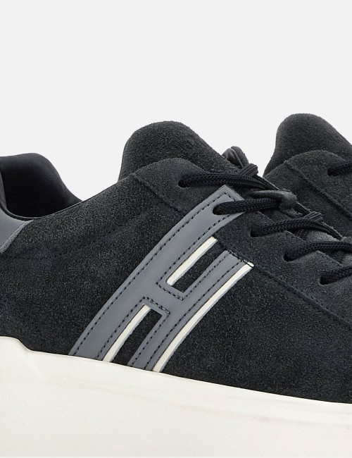 Sneakers H580 scamosciata Blu Grigio