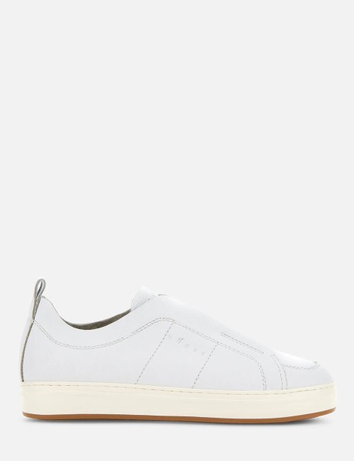 Sneakers H-TV in pellle Bianco