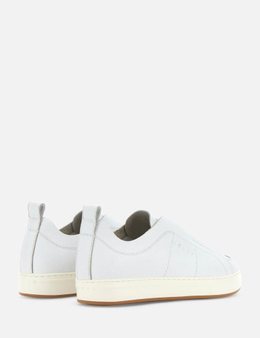 Sneakers H-TV in pellle Bianco
