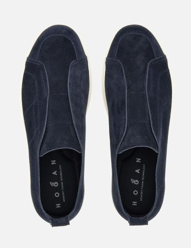 Sneakers H-TV scamosciata Blu