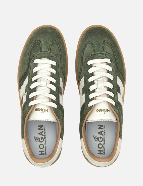 Sneakers Cool scamosciata Verde