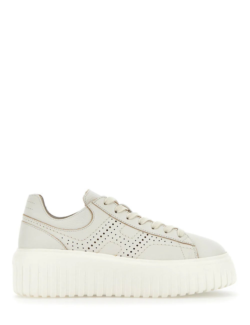 Sneakers H-STRIPES traforata Yogurt