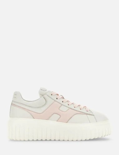 Sneakers H-STRIPES Avorio Rosa