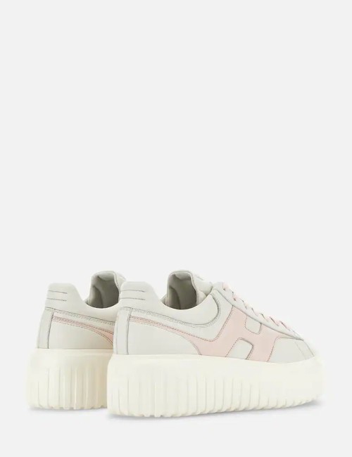 Sneakers H-STRIPES Avorio Rosa